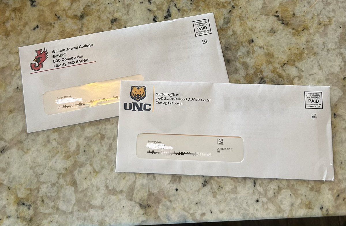Thank you <a href="/jewellsoftball/">William Jewell Softball</a> and <a href="/UNC_BearsSB/">UNC Bears Softball</a> for the invites to camp. Can’t wait to attend!