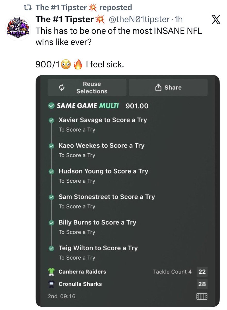 Buddy’s Bets tweet media
