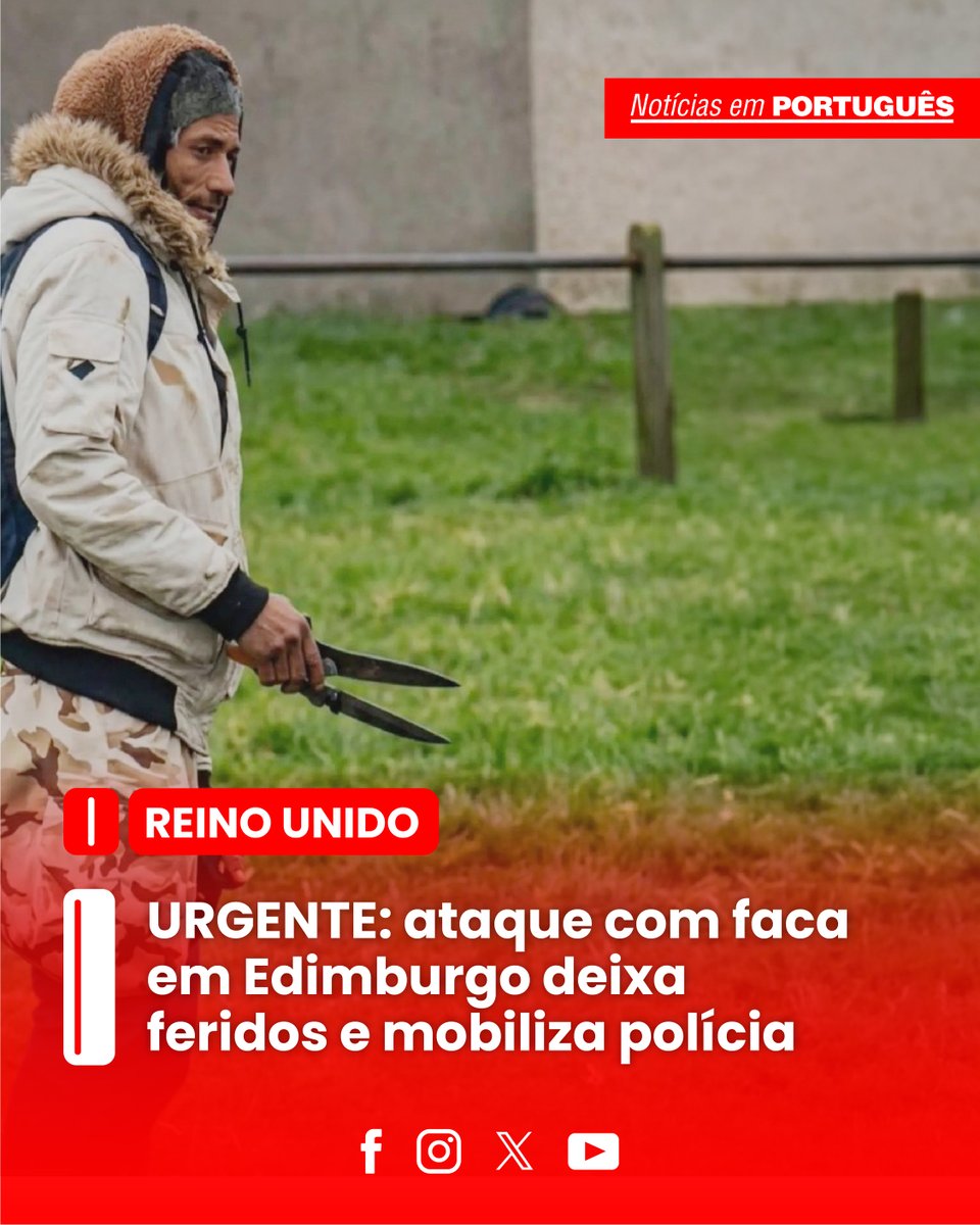 jornalNEP's tweet image. Um homem armado com facas atacou pessoas na manhã desta segunda-feira no bairro de Calder, em Edimburgo.
Pelo menos duas pessoas ficaram feridas. As autoridades afirmaram que o caso não é tratado como terrorismo e a investigação continua.
#Edimburgo #Europa #ReinoUnido