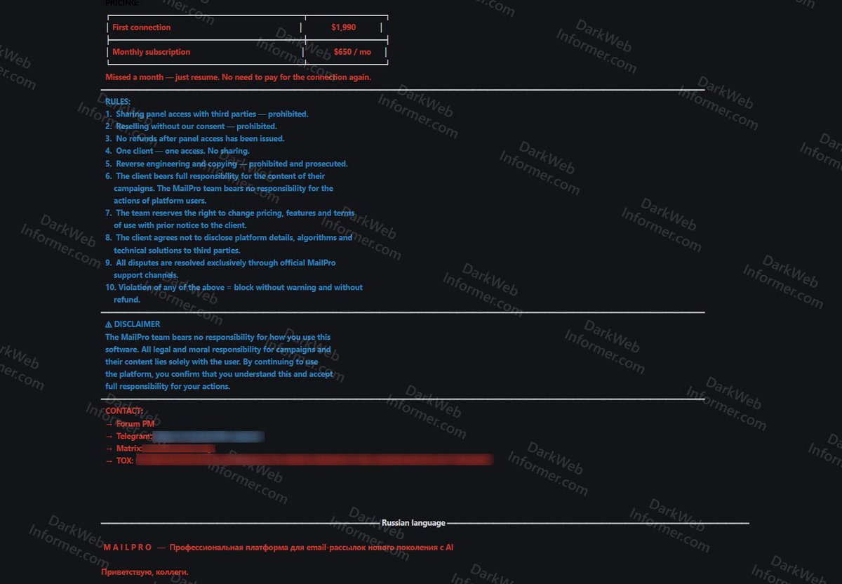 Dark Web Informer tweet media