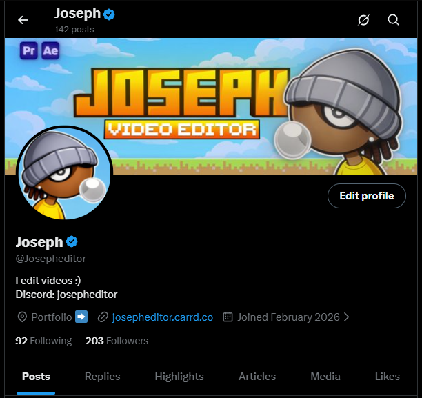 Joseph tweet media