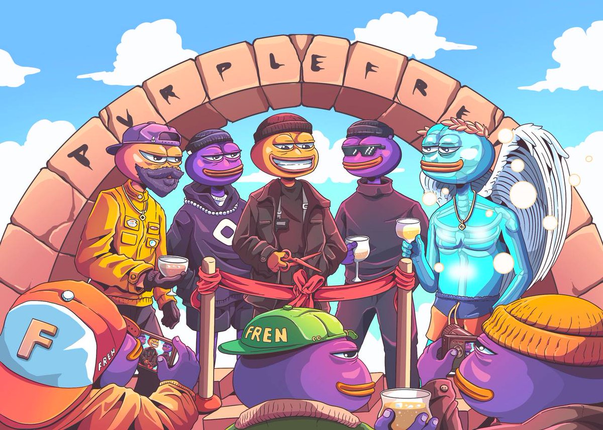 Purple Frens tweet media