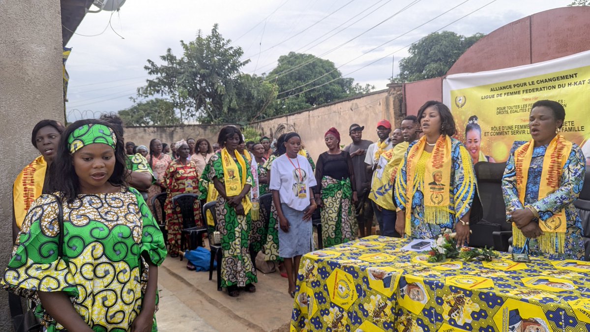 JenovicLubula's tweet photo. https://t.co/UScGZ082b1 LIGUE DES FEMMES FÉDÉRATION DU HAUT-KATANGA 3

En ce dimanche 29 mars 2026, la Ligue des femmes de la Fédération Haut-Katanga 3 de l’Alliance pour le Changement (https://t.co/UScGZ082b1), sous la conduite de sa Présidente Lydia Ilunga, https://t.co/BcQakSkfmJ