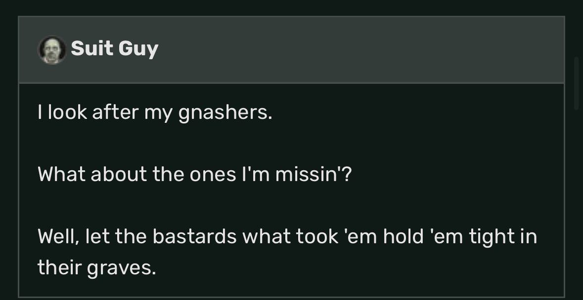 Suit Guy / / Wolfhound tweet media