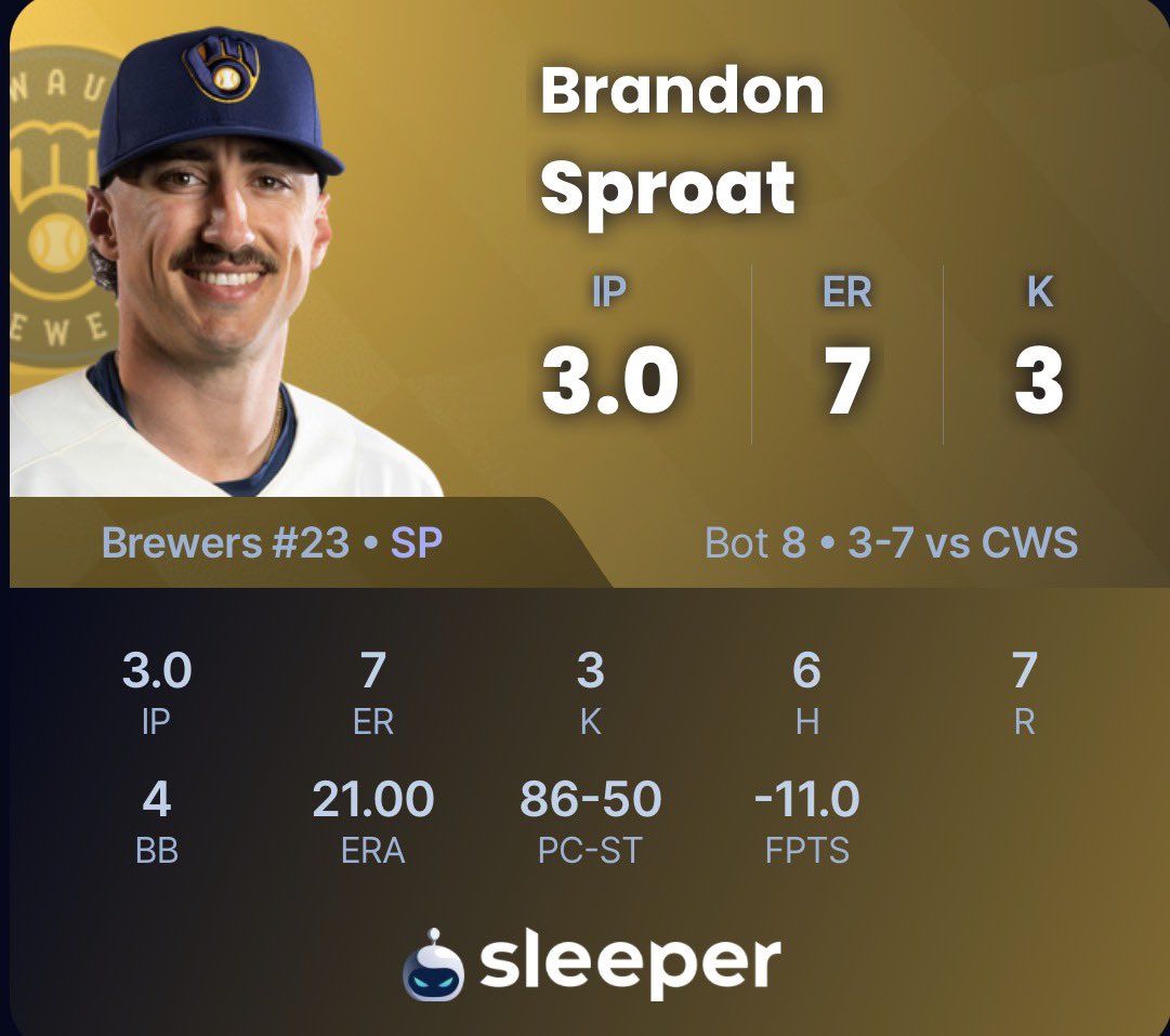 SleeperBrewers tweet media