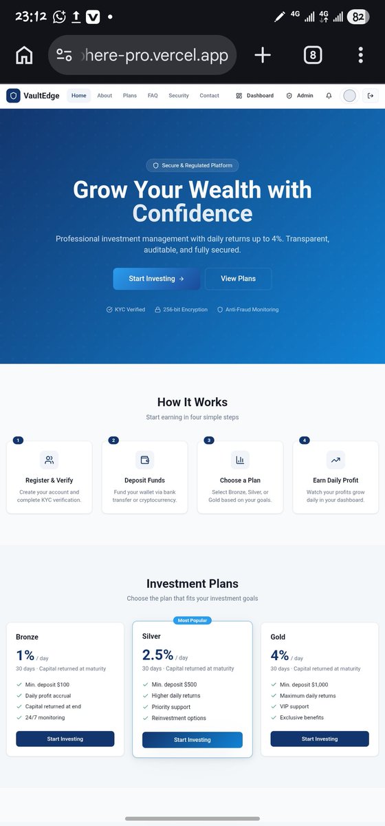 odenigbjohn's tweet photo. Day 26 Of Building My Investment Website.

Today i started preparing the platform for beta launch.

Fixing bugs, testing flows, and improving small details.

#BuildInPublic #investment #webdev #WebDevelopment https://t.co/FCieqEgunc