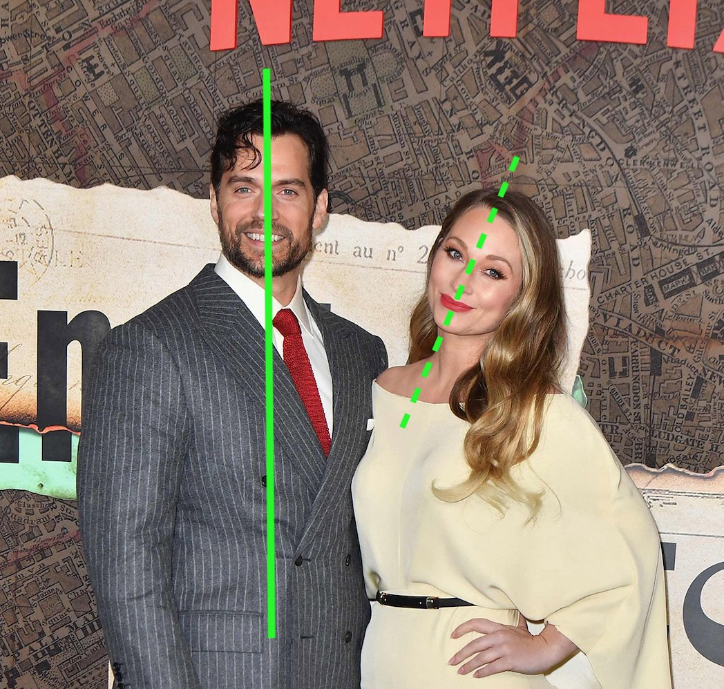 She is STILL leaning away