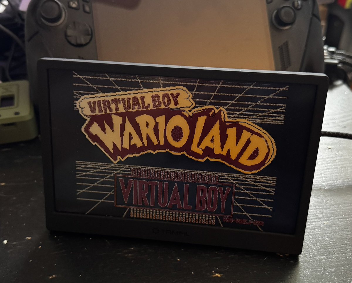 Now playing sign for when I’m on the Virtual Boy.