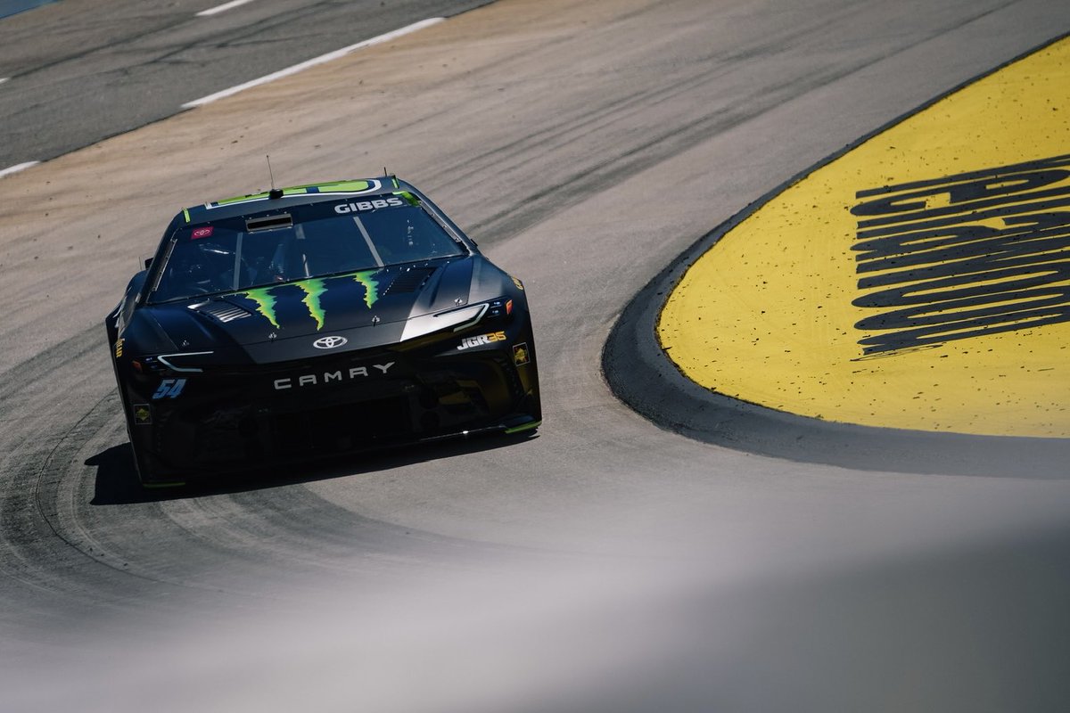 JoeGibbsRacing's tweet photo. .@dennyhamlin wins stage two at @MartinsvilleSwy!

P2 - @TyGibbs 
P12 - @CBellRacing 
P23 - @chasebriscoe 

#TeamToyota https://t.co/TR1nU57pUQ