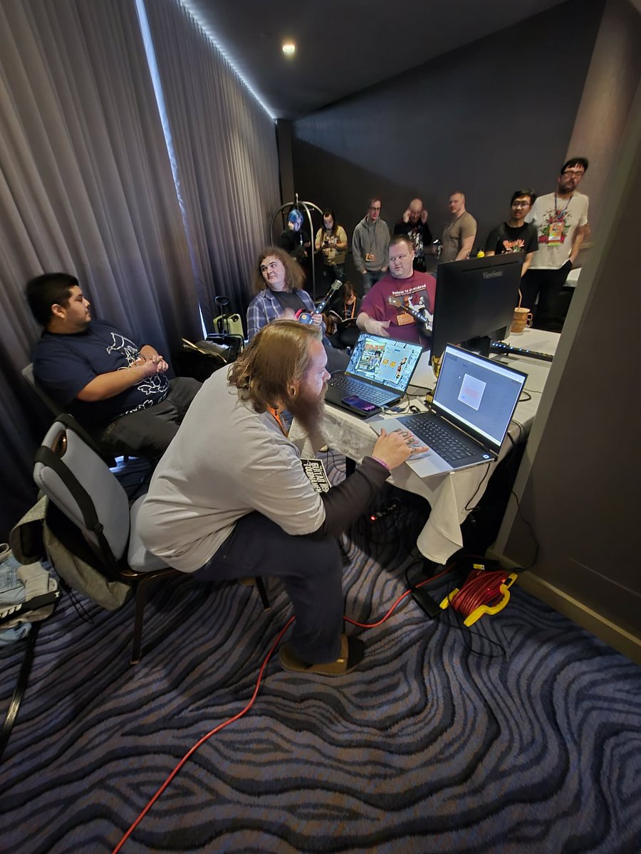 chaoshevy's tweet photo. The Guitar hero 3 tournament @animedetour 2026 went amazing . Congratulations to @FingerQuick on the win! And thank you to all the amazing players that showed up. You guys are the best . Hope to see you all again next year . https://t.co/Nags5CXfsL