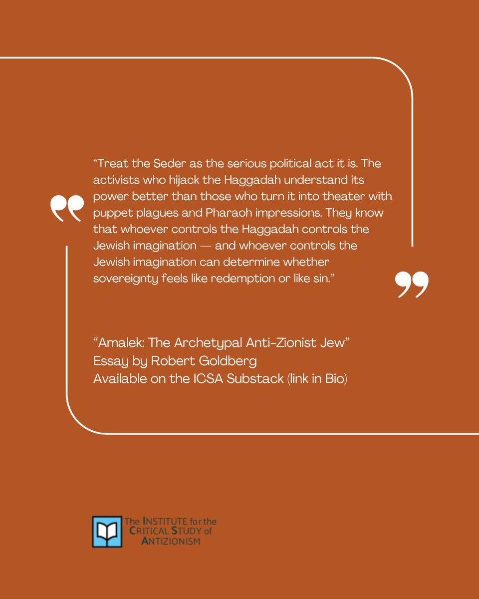 Institute for the Critical Study of Antizionism tweet media