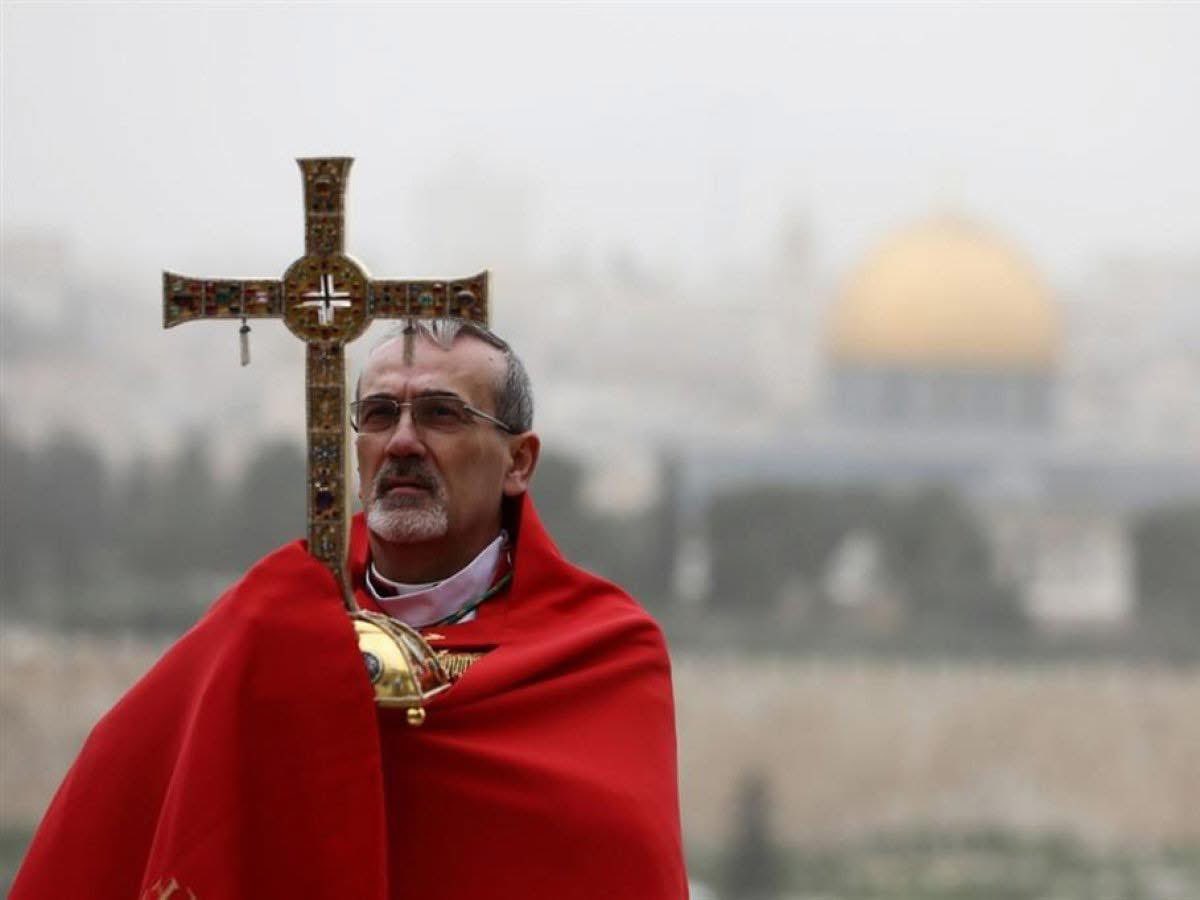 SPiCDPL's tweet photo. 🚨 SCANDAL! Cardinal Pizzaballa denied entry to the Holy Sepulchre. We demand a firm response from the UK 🇬🇧 and PL 🇵🇱 governments to defend Christian rights in Jerusalem!

Details: https://t.co/khO9sbjxXG

#HolyLand #HumanRights https://t.co/WJc1gHhkf5