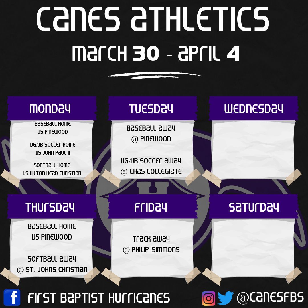 First Baptist Hurricanes tweet media