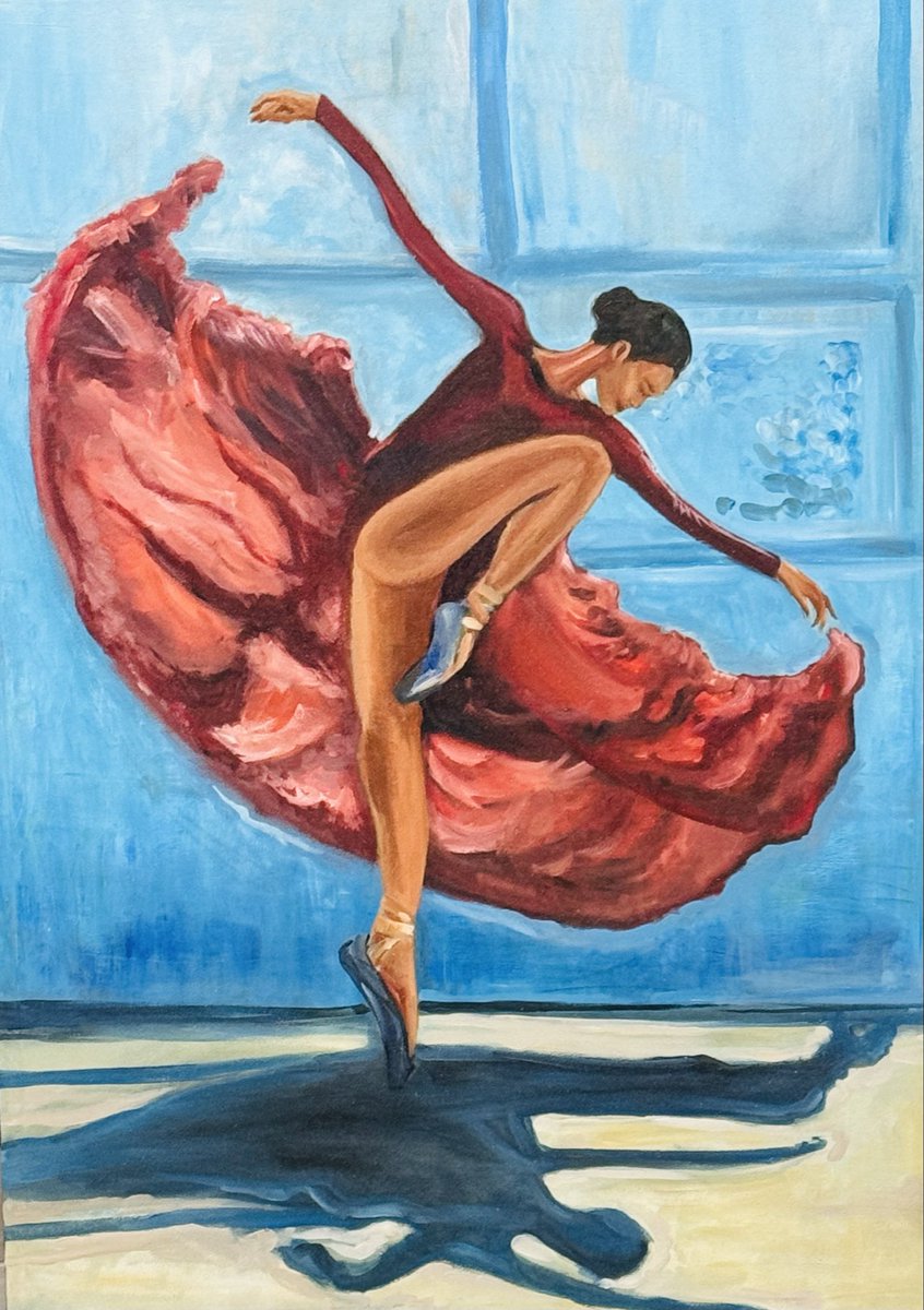 SerrySoha's tweet image. My artwork 
100x70 cm 
Oil painting on canvas #رسمي
