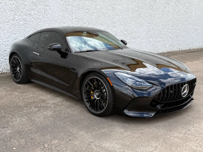 2023 Mercedes-Benz AMG GT 55 4MATIC+ Coupé 
From The US straight to your doorstep in Nigeria! 🇳🇬

- Obsidian Black on Black Nappa 
- Odometer: 5,351 miles 
- Handcrafted 4.0L Biturbo V8 | 469hp | 516 lb-ft
- Blasts 0-60 mph in 3.8 sec | Top speed 193 mph
- AMG Performance 4MATIC+ AWD + Drift Mode
- AMG Active Ride Control suspension + Burmester 3D Sound
🏷️:  ₦260 Million ($185K) ONLY
(All-in: Buy + Ship + Customs + Delivery) 
ETA: 6-8 Weeks 
Contact for details 📥