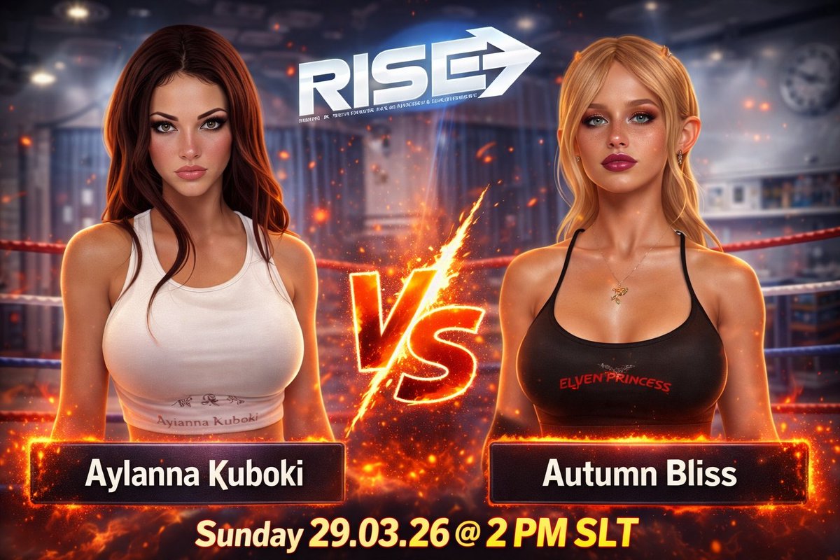 Come and join your favorit Japanese Nurse as i take on Autumn Bliss today at RISE Wrestling.
Free to come: maps.secondlife.com/secondlife/Els…