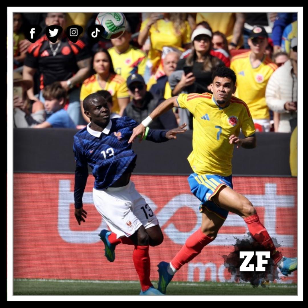 ZonaFUT1's tweet image. ¡CANDIDATOS!

#Amistoso | 🇨🇴 #COL 1-3 #FRA 🇫🇷

Francia le gana con autoridad a @FCFSeleccionCol y se perfila como candidata a la copa del mundo. Camilo Vargas del @AtlasFC fue suplente.