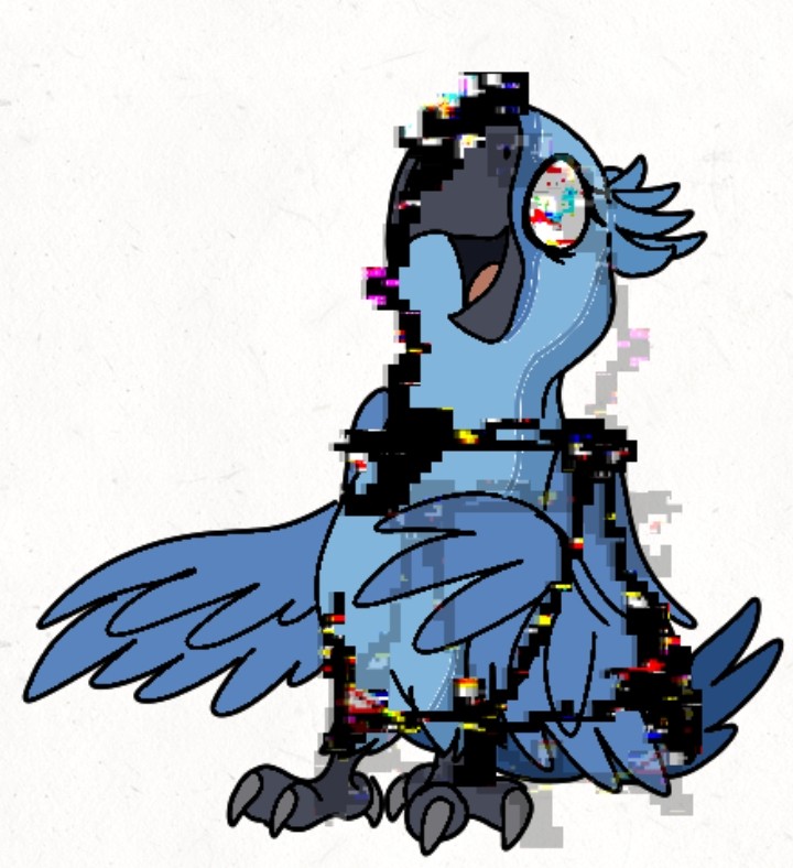 bassybluetoons7's tweet photo. Rio [Fallen Bird Darkness] -PIBBY-
The last Attempt at Feathers
   [[FULL COLOR FAMILY INFECT]]
#fanart #movie #rio #rio2 #Pibby 
#LWP #fnf #corrupt #riomovie  #Pibbylearning #glith #bluesky  ✨Created Art By✨
Bassy-Animated https://t.co/ACdmIT6GE1