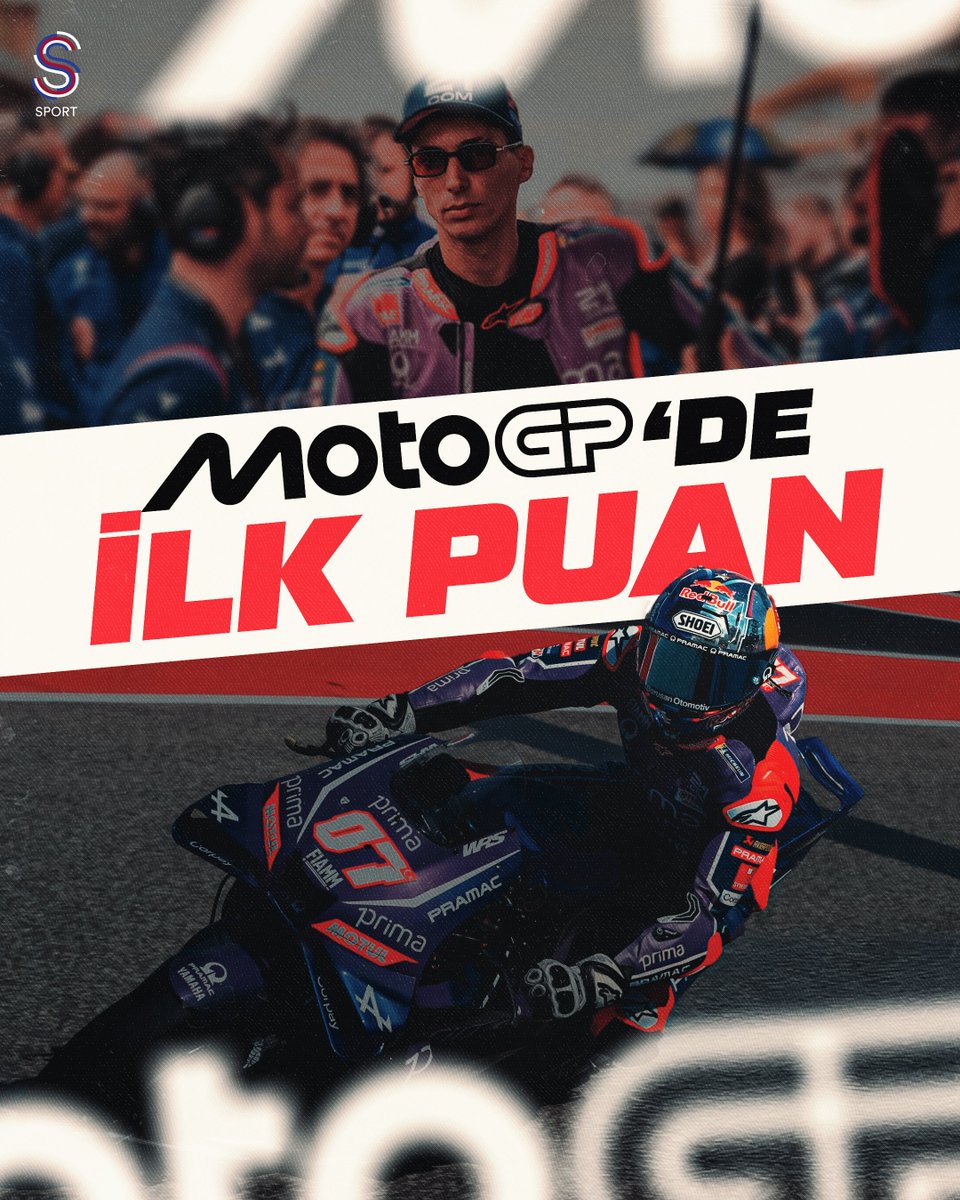 ssporttr's tweet photo. Toprak Razgatlıoğlu, MotoGP'deki ilk puanını aldı! 🇹🇷

Temsilcimiz, üç tur kala 15. sıraya yerleşerek Yamaha'nın yarıştaki lideri oldu. 💪 https://t.co/oYuCxipVL9