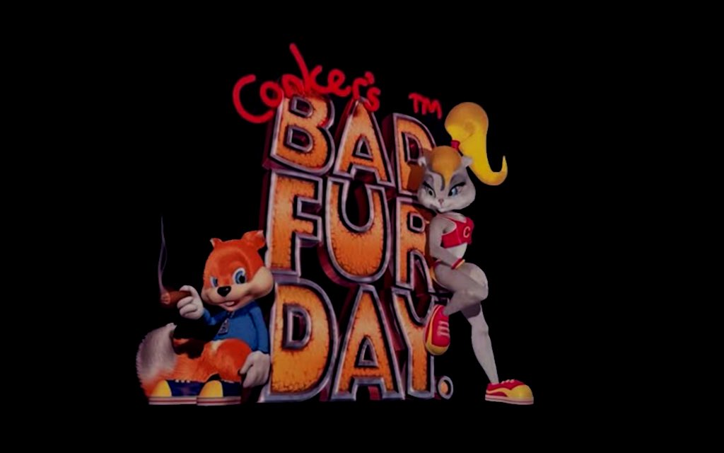 Render_Archive's tweet photo. Early version of the “Conkers Bad Fur Day” box art. https://t.co/1oMUdQGF2V