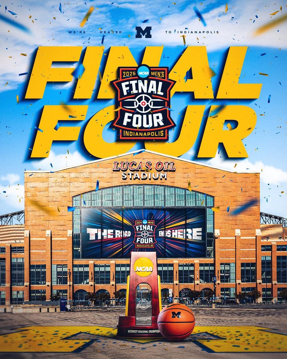 burresst4's tweet photo. #GoBlue #FinalFour 💛💙💛🏀〽️ https://t.co/YtPsrwGn8A