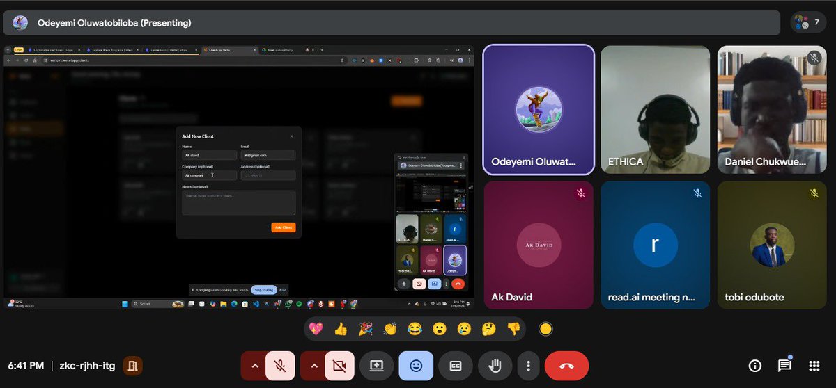 ETHICAHQ's tweet photo. Live demos, skill sharing, and a little bit of trolling to spice it up 😭 https://t.co/WrXzT6v8E6