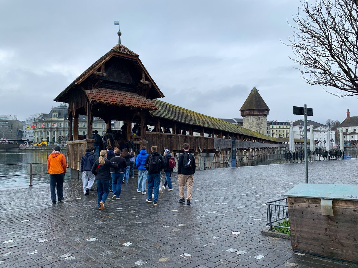 JordanTSimard's tweet photo. @ImmaculataOCSB exploring Lucern and   Rigi-Kulm! https://t.co/qovJPfDTxR