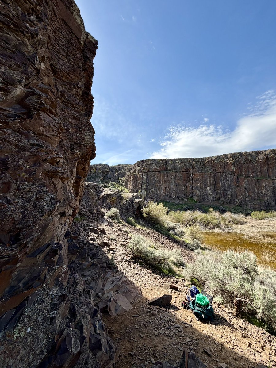 unixterminal's tweet image. Climbing in central WA after #MVPSummit.