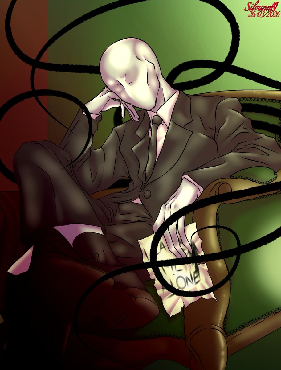 AkimuraShiru's tweet photo. As promised, here's a drawing of Slenderman's cool boss. Remember to support my art with a Like. Let me know in the comments what other creepypastas or characters you'd like to see in my style!#Slenderman #digitaldraw #creepypasta https://t.co/Kv0AsLGLoo