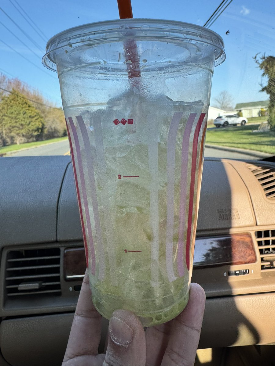 zac_roc's tweet photo. @dunkindonuts all I wanted was to try this new nutty matcha I got 3 sips https://t.co/iYs0oGsJm7
