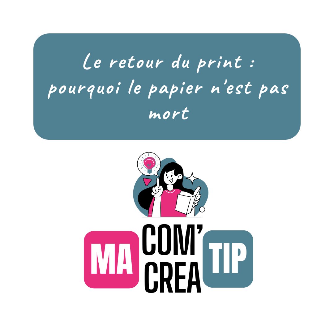 MaComCreative1's tweet image. 𝗠𝗮 𝗖𝗼𝗺'𝗖𝗿𝗲𝗮𝗧𝗜𝗣 𝗱𝘂 𝗺𝗼𝗶𝘀 : 𝗟𝗲 𝗽𝗮𝗽𝗶𝗲𝗿 𝗻'𝗲𝘀𝘁 𝗽𝗮𝘀 𝗺𝗼𝗿𝘁 ! 🖨️

Parce que le print touche autrement.
🖨️ Il est 𝘁𝗮𝗻𝗴𝗶𝗯𝗹𝗲 
🖨️ Il 𝗺𝗮𝗿𝗾𝘂𝗲 𝗹𝗲𝘀 𝗲𝘀𝗽𝗿𝗶𝘁𝘀 
🖨️ Il 𝗿𝗲𝗻𝗳𝗼𝗿𝗰𝗲 𝘃𝗼𝘁𝗿𝗲 𝗰𝗿𝗲𝗱𝗶𝗯𝗶𝗹𝗶𝘁𝗲 
#MaComCreaTIP #Print