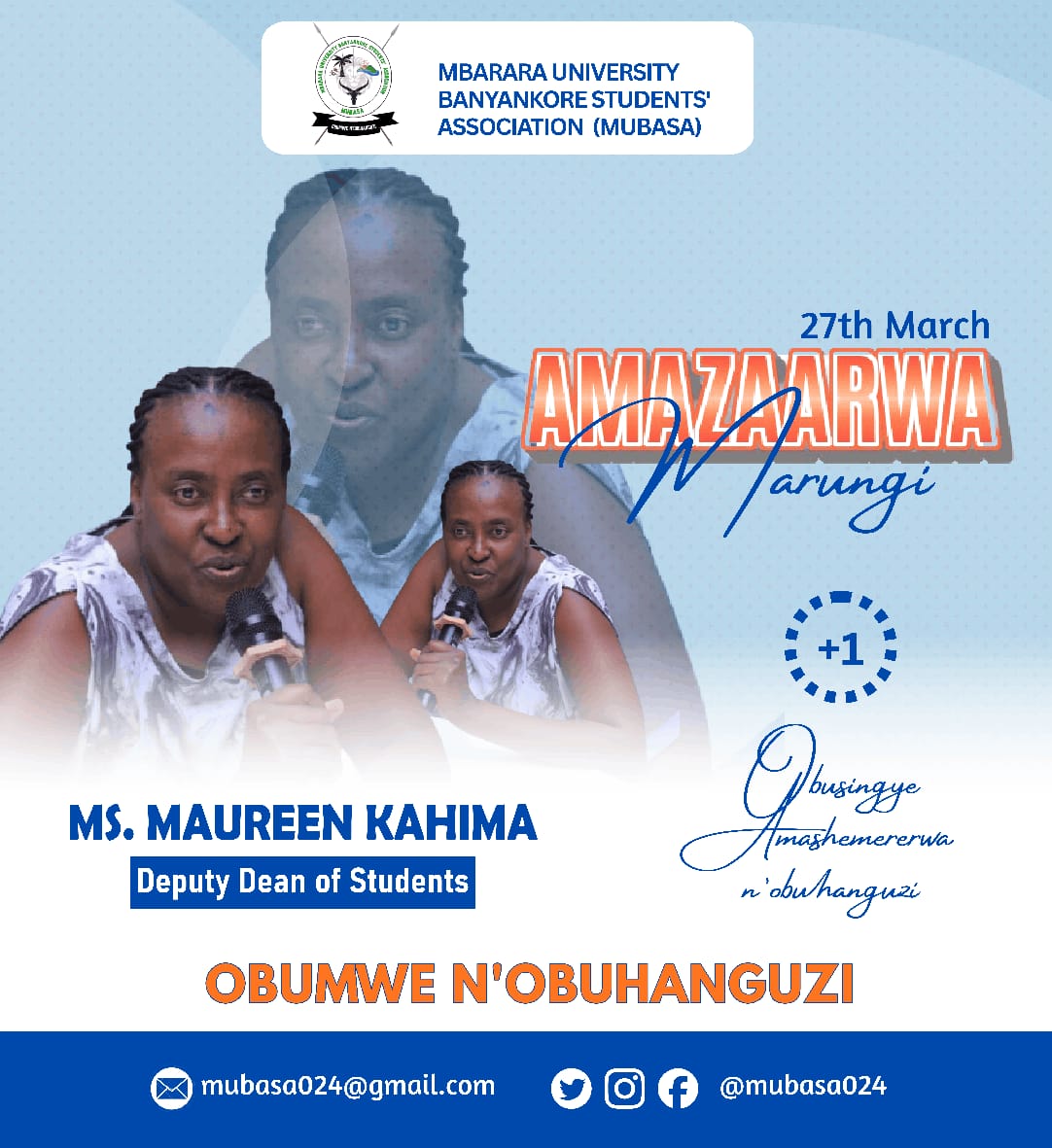Mbarara Univ Banyankore Students' Assoc , MUBASA tweet media