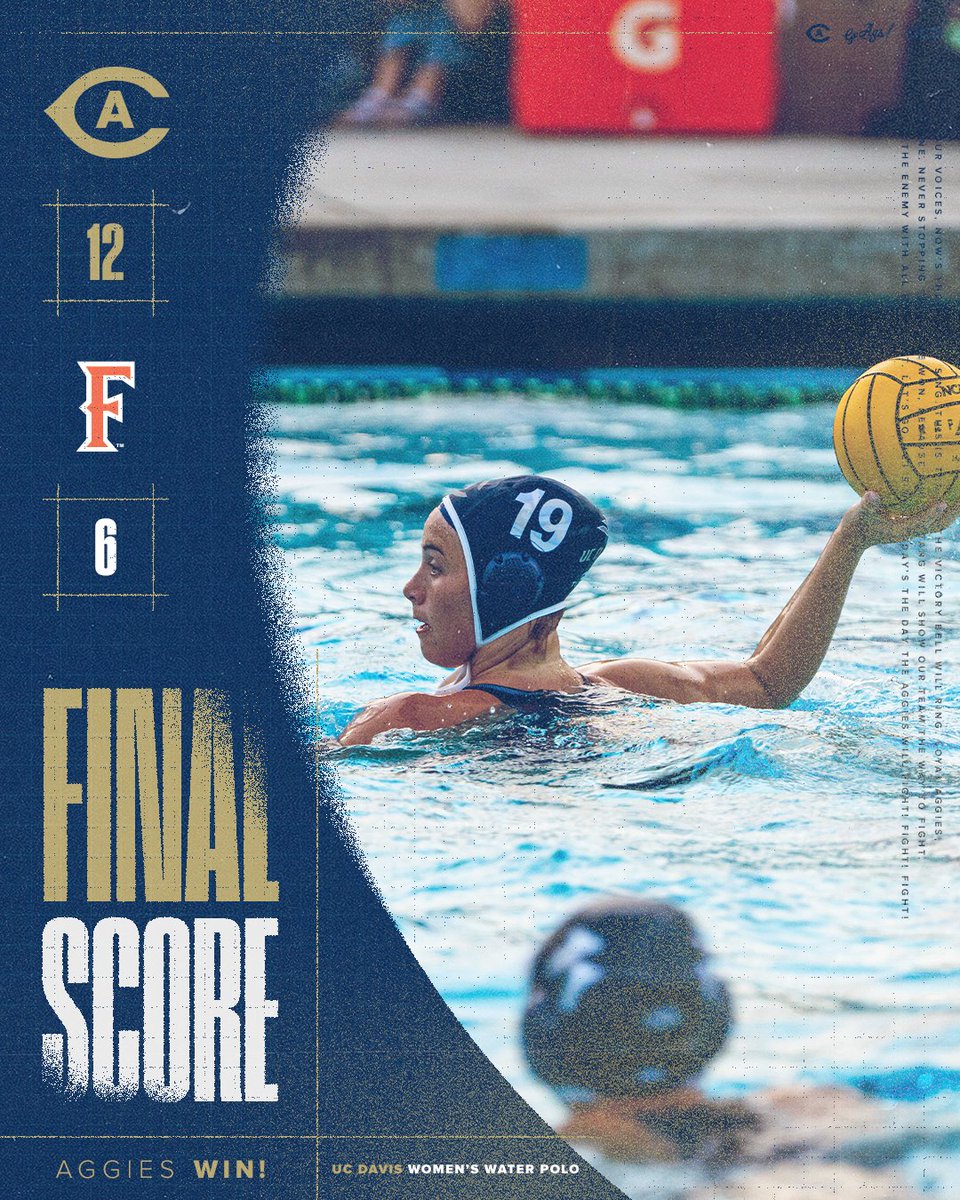 UC Davis Women's Water Polo tweet media