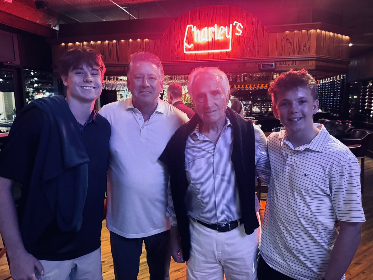 Spring Break 2026 😎 at Charley’s Steakhouse.

We are a football family.

My grandpa played for <a href="/IlliniFootball/">Illinois Football</a> 

My dad was a receiver for <a href="/SIU_Football/">Saluki Football</a> 

My twin brother <a href="/LeviMcEwen/">Levi McEwen</a> &amp; I have played ten seasons together. Excited for our future!  <a href="/Hersey_Football/">Hersey Football</a> #GoDawgs
