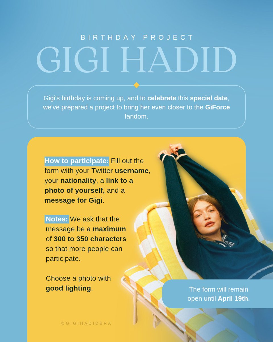 Gigi Hadid Brasil tweet media