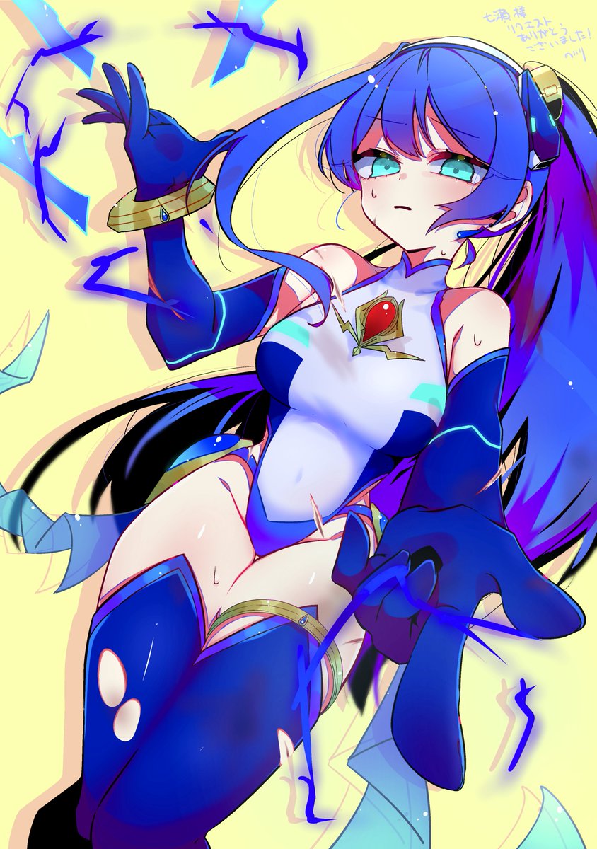 skebで依頼した
うちの子変身ヒロインイラストが納品されました。    

「エネルギー刃を展開する リュミエルハート・ノノ」
※2枚目はピンチ差分  

※次リプで絵師様紹介になります 