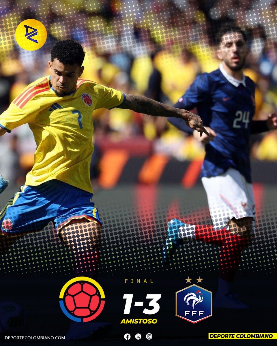 ¡DERROTA 😤! Colombia se va con las manos vacías 🇨🇴

La selección cae en los amistosos y deja bastantes incógnitas de cara al mundial. Colombia volverá al ruedo ante Costa Rica y Jordania, 2 semanas antes de su debut ante Uzbekistán.

¿Quién se ganó el cupo? ¿Quién no debe ir? ⬇️