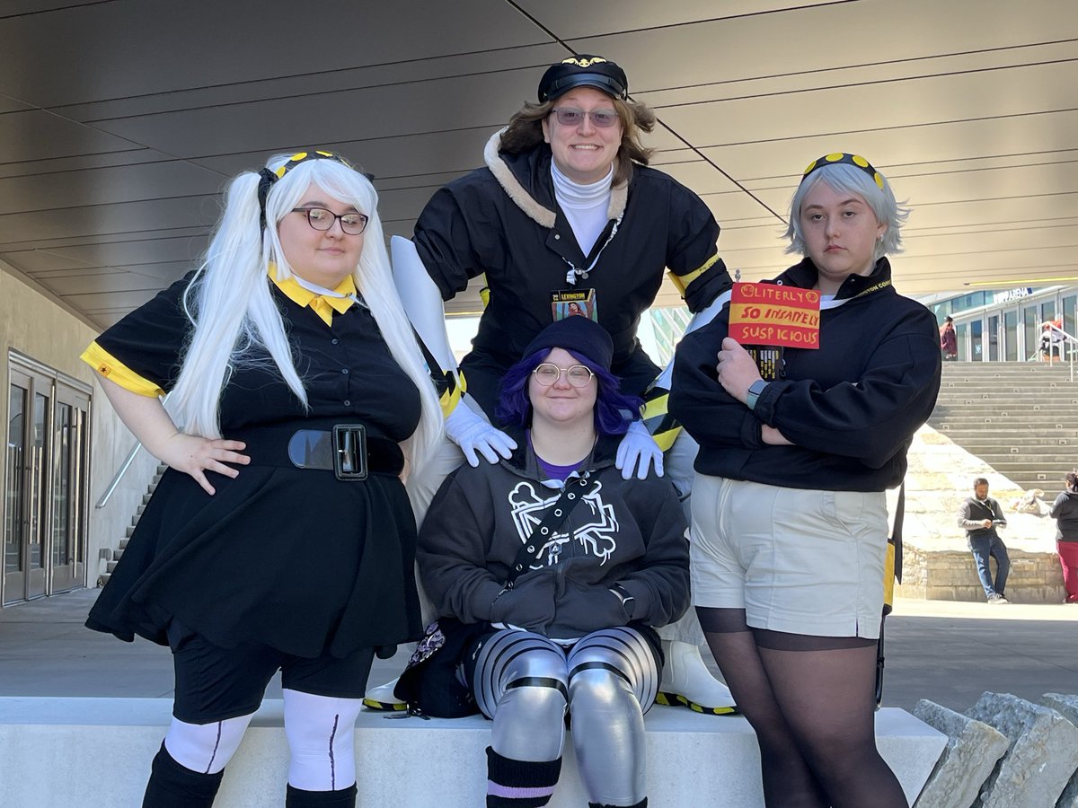 TheMaleLapis's tweet photo. Had a great weekend at Lexington comic and toy con 2026!
-
-
-
#Tenna #deltarune #murderdrones #lexcon #lexcon2026 https://t.co/qLLNEtbQfF