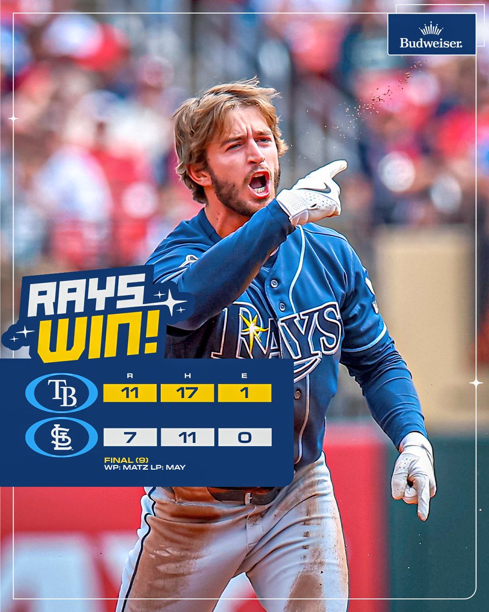 RaysBaseball's tweet image. Midwest niiiiiiceeeee 

#RaysUp | #RaysWin