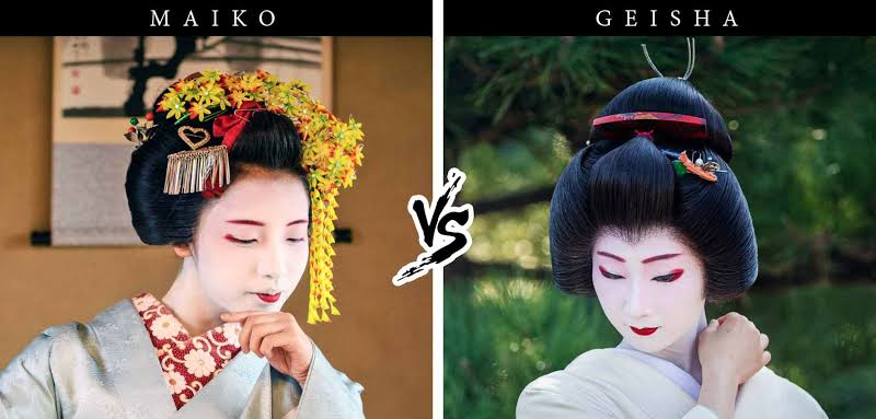 High Ranking Geisha @SandyofCthulhu Geisha don't typically wear lots of hair accessories ...