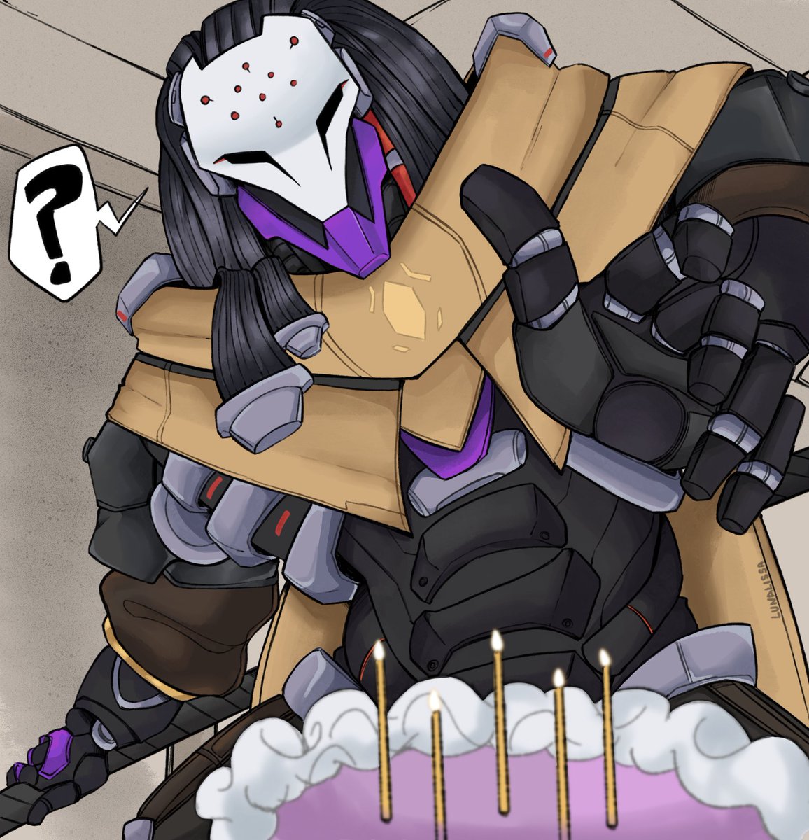 xlunalissax's tweet photo. happy birthday ramattra! #ramattra #overwatch https://t.co/mYmKq49mL6