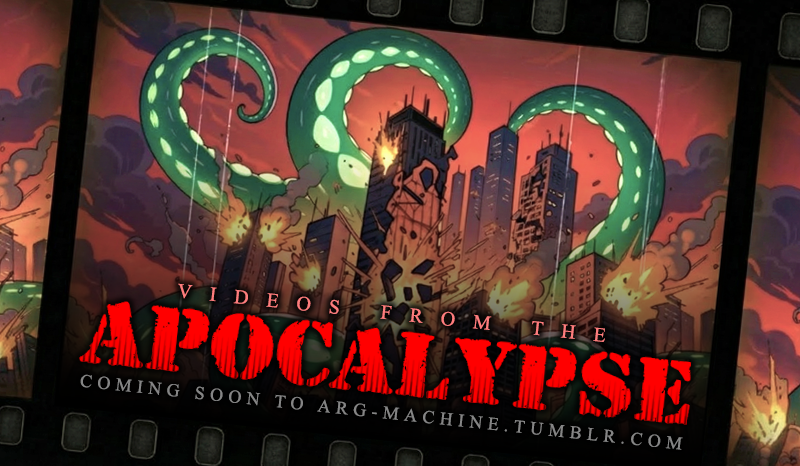 arg_machine's tweet photo. At last! Videos from The Apocalypse Project on April 1st! [Provided all processes occur on time and no problems arise, of course!] Stay tuned!

#SciFi #Horror https://t.co/SCamaSbliU