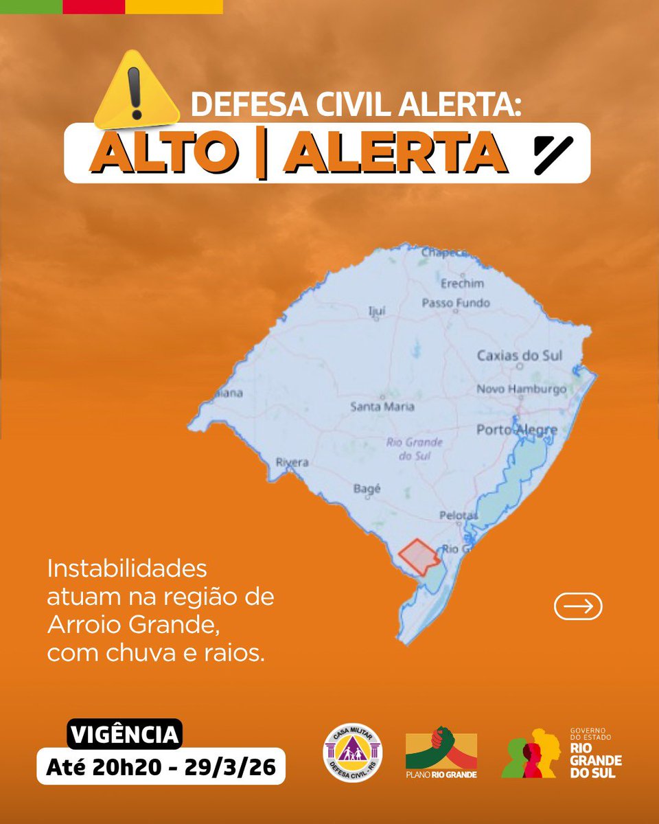 Defesa Civil RS tweet media