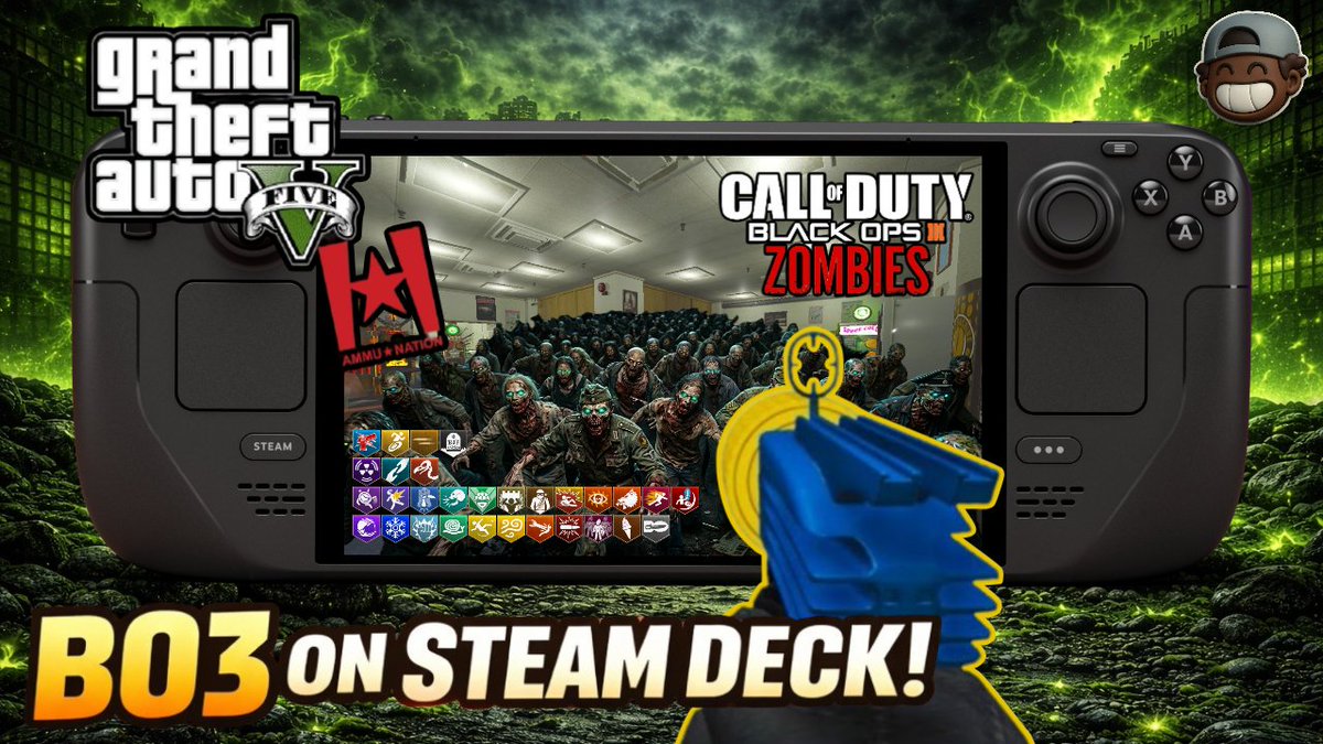 DFIZero's tweet image. 🔥 NEW VIDEO IS LIVE

Surviving GTA V: AMMU-NATION on Steam Deck was pure chaos. Fast map. Nonstop pressure. BO3 Zombies pushed to the limit.

🎮 Watch here: youtube.com/@DFIZero

#BO3Zombies #CustomZombies #SteamDeck #CODZombies