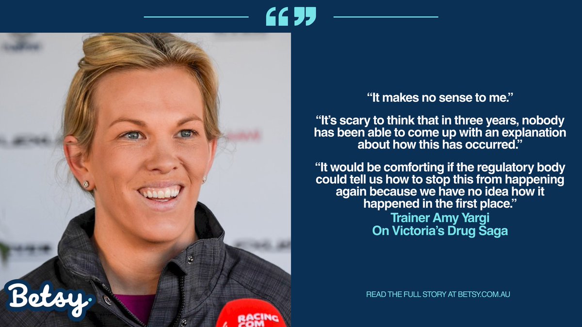 Victorian trainers caught up in the state’s messy drug saga have broken their silence.

Catch the full article here: betsy.com.au/you-get-called…
<a href="/YargiAmy/">Amy Yargi</a>