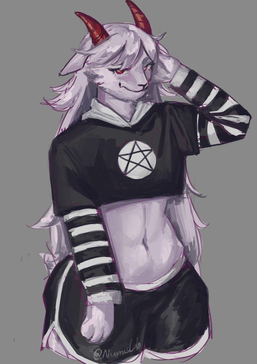NumisLab's tweet photo. First up! @Leafy_Disaster 's OC😊
Hope theyre close enough to the design.... Had to limit myself to 1 hour (and its like my 4 time even sketching a furry). 
Hopefully you like it!! Thank you for letting me draw them💜 https://t.co/0VOnhbBYJL