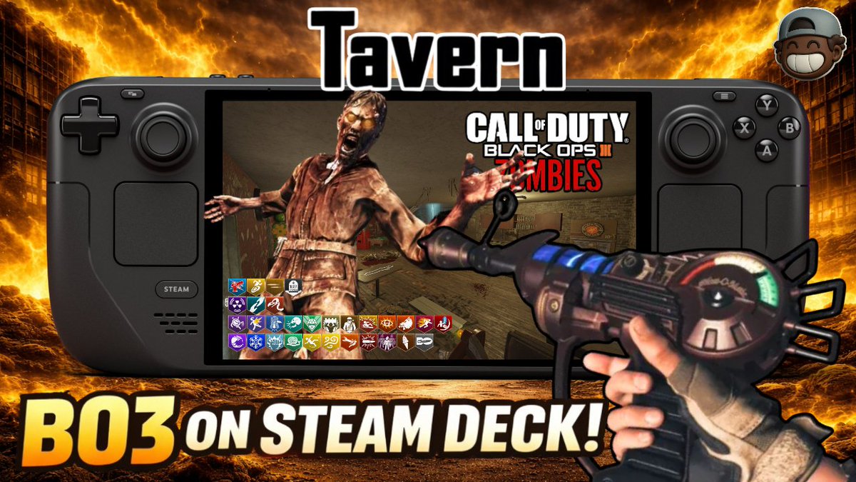 DFIZero's tweet image. 🔥 NEW VIDEO IS LIVE 🔥

Surviving Tavern on Steam Deck was pure chaos.
Fast map. Nonstop pressure. BO3 Zombies pushed to the limit.

▶️ Watch now:
youtube.com/@DFIZero

#BO3Zombies #CustomZombies #SteamDeck #CODZombies