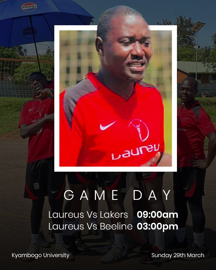 LaureusTeam's tweet photo. Weekend Report Card
Laureus  0 vs 3 Lakers
Laureus 3 vs 2 Beeline 

Putting @Counsel_Jeff on our matchday poster only caused us more harm than good
As his bad luck extended to us 
Only 1 person to blame, @mugasha_edwin 

See you on Easter Saturday https://t.co/kQsiezpPJp