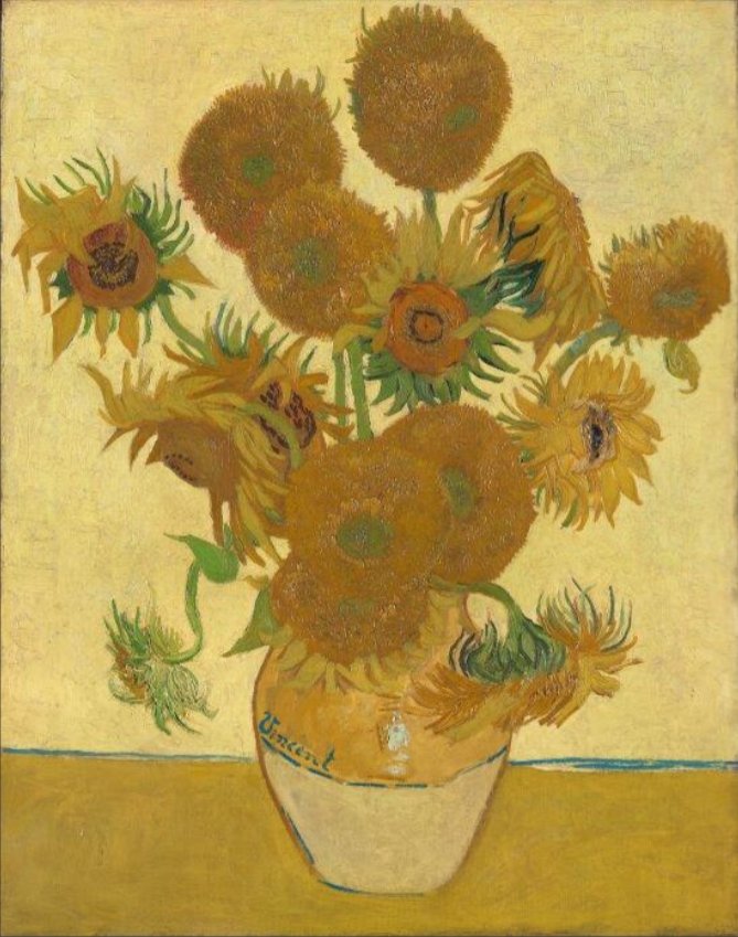 Gelecekkultur's tweet photo. Ayçiçekleri’nin 100 yıl sonraki yankısı... 🎨🌍
​Londra National Gallery’de bugün açılan Van Gogh retrospektifi, sanatın zamana nasıl meydan okuduğunu gösteriyor. Deha, delilik ile estetik arasındaki o ince çizgidir.
​#VanGogh #LondonArt #SanatHaberleri #Kültür https://t.co/CJ0wP0yhIO