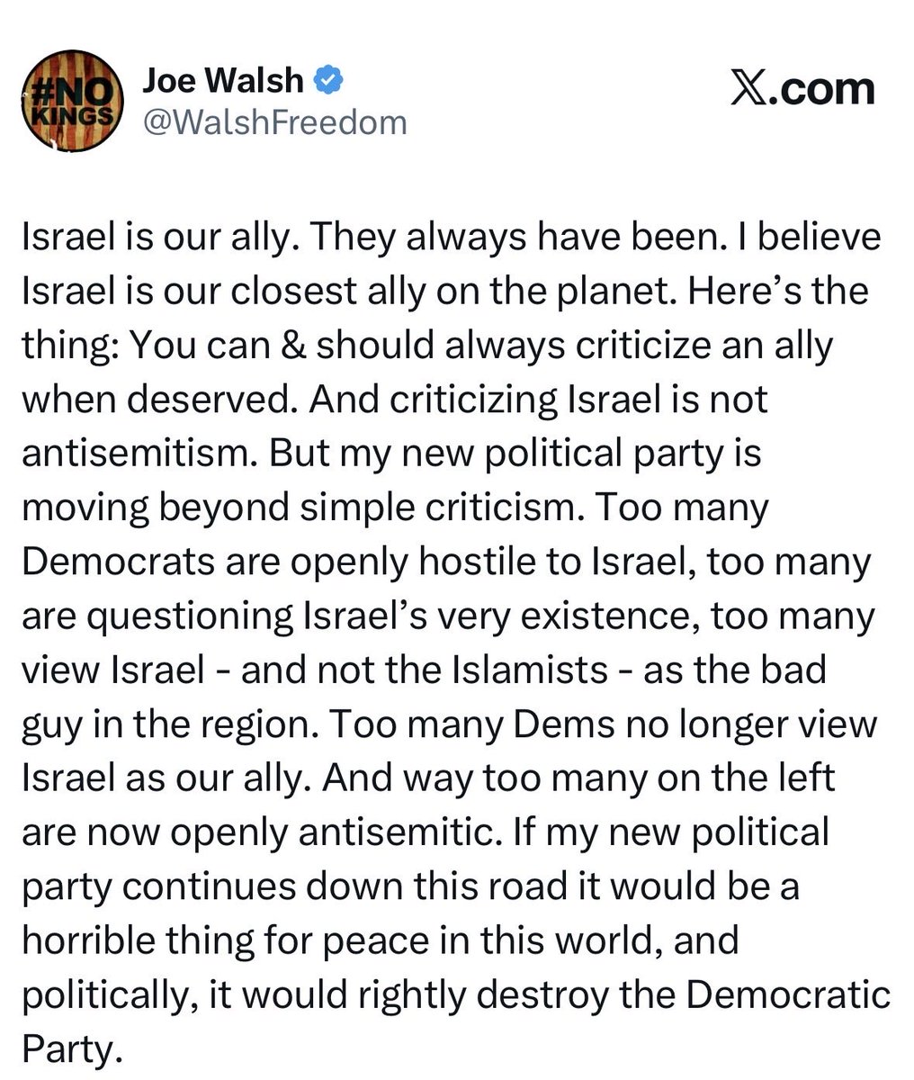 Joe Walsh tweet media